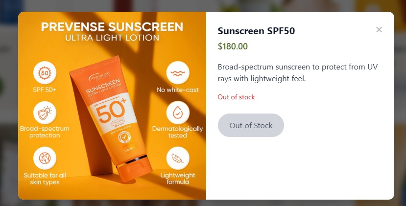 Spa & cosmetic Website